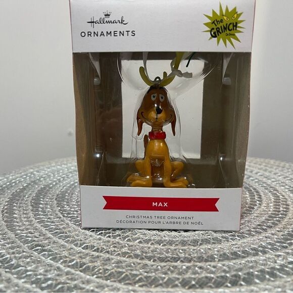 Hallmark Dr Seuss How the Grinch Stole Christmas Max Ornament NWT - Picture 8 of 9